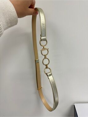 Vintage Woman’s Via Spiga Italian Leather Tan Belt Medium 40”